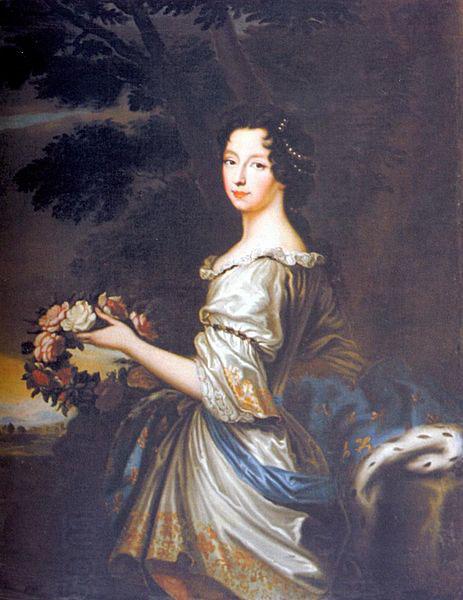 unknow artist Portrait of Anne Marie d'Orleans